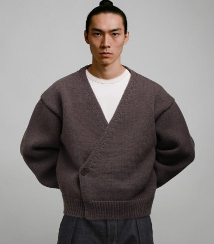 THE CARDIGAN JACKET - MOCHA